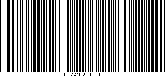 Código de barras (EAN, GTIN, SKU, ISBN): 'T097.410.22.038.00'