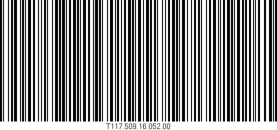 Código de barras (EAN, GTIN, SKU, ISBN): 'T117.509.16.052.00'