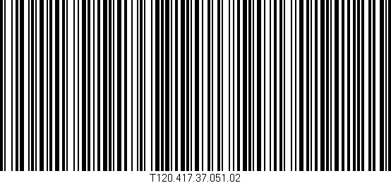 Código de barras (EAN, GTIN, SKU, ISBN): 'T120.417.37.051.02'