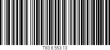 Código de barras (EAN, GTIN, SKU, ISBN): 'T83.6.553.13'