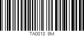 Código de barras (EAN, GTIN, SKU, ISBN): 'TA0010/8M'