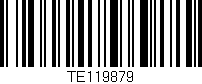 Código de barras (EAN, GTIN, SKU, ISBN): 'TE119879'