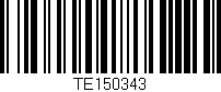 Código de barras (EAN, GTIN, SKU, ISBN): 'TE150343'