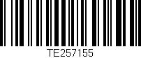 Código de barras (EAN, GTIN, SKU, ISBN): 'TE257155'