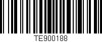 Código de barras (EAN, GTIN, SKU, ISBN): 'TE900188'