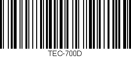 Código de barras (EAN, GTIN, SKU, ISBN): 'TEC-700D'