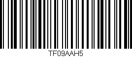 Código de barras (EAN, GTIN, SKU, ISBN): 'TF09AAH5'