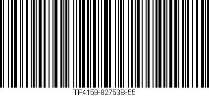 Código de barras (EAN, GTIN, SKU, ISBN): 'TF4159-82753B-55'