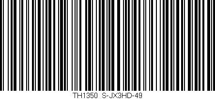 Código de barras (EAN, GTIN, SKU, ISBN): 'TH1350/S-JX3HD-49'