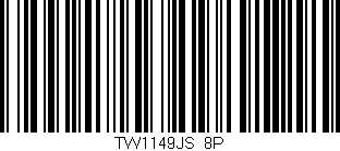 Código de barras (EAN, GTIN, SKU, ISBN): 'TW1149JS/8P'