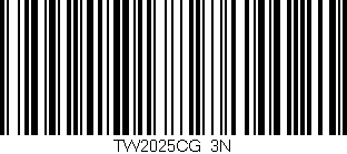 Código de barras (EAN, GTIN, SKU, ISBN): 'TW2025CG/3N'