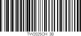 Código de barras (EAN, GTIN, SKU, ISBN): 'TW2025CH/3B'