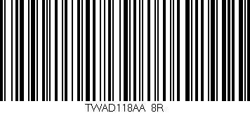 Código de barras (EAN, GTIN, SKU, ISBN): 'TWAD118AA/8R'