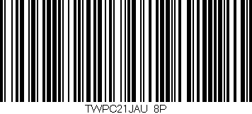 Código de barras (EAN, GTIN, SKU, ISBN): 'TWPC21JAU/8P'