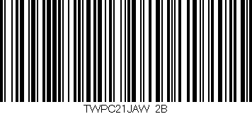 Código de barras (EAN, GTIN, SKU, ISBN): 'TWPC21JAW/2B'