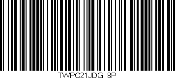 Código de barras (EAN, GTIN, SKU, ISBN): 'TWPC21JDG/8P'