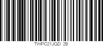 Código de barras (EAN, GTIN, SKU, ISBN): 'TWPC21JGD/2B'