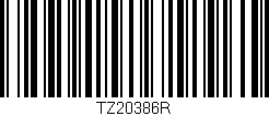 Código de barras (EAN, GTIN, SKU, ISBN): 'TZ20386R'