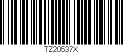 Código de barras (EAN, GTIN, SKU, ISBN): 'TZ20537X'