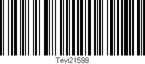 Código de barras (EAN, GTIN, SKU, ISBN): 'Tevi21598'