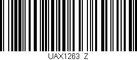 Código de barras (EAN, GTIN, SKU, ISBN): 'UAX1263/Z'