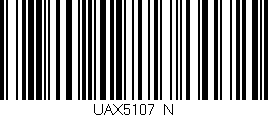 Código de barras (EAN, GTIN, SKU, ISBN): 'UAX5107/N'