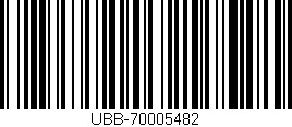 Código de barras (EAN, GTIN, SKU, ISBN): 'UBB-70005482'