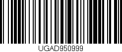 Código de barras (EAN, GTIN, SKU, ISBN): 'UGAD950999'