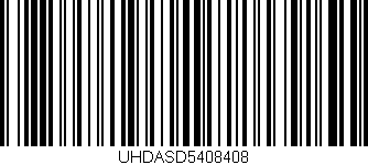 Código de barras (EAN, GTIN, SKU, ISBN): 'UHDASD5408408'