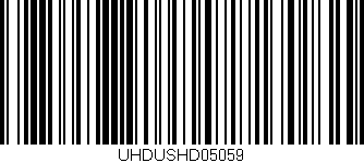 Código de barras (EAN, GTIN, SKU, ISBN): 'UHDUSHD05059'