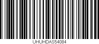 Código de barras (EAN, GTIN, SKU, ISBN): 'UHUHDAS54084'