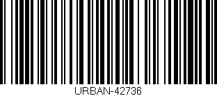 Código de barras (EAN, GTIN, SKU, ISBN): 'URBAN-42736'