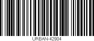 Código de barras (EAN, GTIN, SKU, ISBN): 'URBAN-42904'