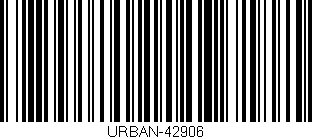 Código de barras (EAN, GTIN, SKU, ISBN): 'URBAN-42906'