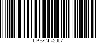 Código de barras (EAN, GTIN, SKU, ISBN): 'URBAN-42907'