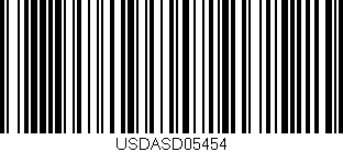 Código de barras (EAN, GTIN, SKU, ISBN): 'USDASD05454'