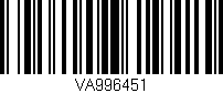Código de barras (EAN, GTIN, SKU, ISBN): 'VA996451'