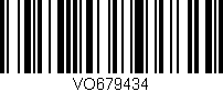 Código de barras (EAN, GTIN, SKU, ISBN): 'VO679434'