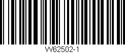 Código de barras (EAN, GTIN, SKU, ISBN): 'W62502-1'
