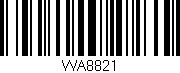 Código de barras (EAN, GTIN, SKU, ISBN): 'WA8821'