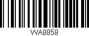 Código de barras (EAN, GTIN, SKU, ISBN): 'WA8858'