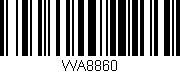 Código de barras (EAN, GTIN, SKU, ISBN): 'WA8860'