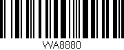 Código de barras (EAN, GTIN, SKU, ISBN): 'WA8880'