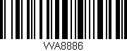 Código de barras (EAN, GTIN, SKU, ISBN): 'WA8886'