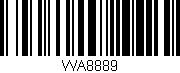 Código de barras (EAN, GTIN, SKU, ISBN): 'WA8889'