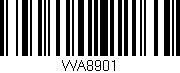 Código de barras (EAN, GTIN, SKU, ISBN): 'WA8901'