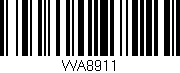 Código de barras (EAN, GTIN, SKU, ISBN): 'WA8911'