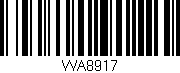 Código de barras (EAN, GTIN, SKU, ISBN): 'WA8917'