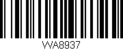 Código de barras (EAN, GTIN, SKU, ISBN): 'WA8937'