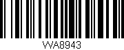 Código de barras (EAN, GTIN, SKU, ISBN): 'WA8943'